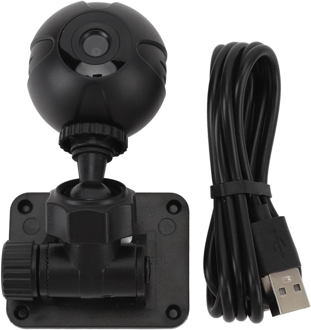 Small Security Camera 1080P HD Recording Pan-Tilt Home Surveillance Camera Compatible with & Assistant for Pet Monitoring and Watching