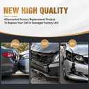 TYG Front Grille Fit for 2015-2016 Honda CR-V, OE Style Replacement Non-Active Exterior Grille, Replaces 71121-T1W-A01 HO1200224