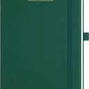 BEZEND 2026 Planner Weekly and Monthly (6" x 8.5"), 2-Column Calendar Book (Jul 25-Dec 26), Dual Schedule for Daily Appointment, Inner Pocket & Tabs, PU Leather Hardcover - Evergreen