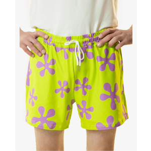 Green Purple Star Shorts Trunks For Teens / kids- Swim Suit Pink Halloween Costume Cosplay. Size Small