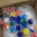 Singhoow 4 Set Easter/Mother's Day Paint Your Own Porcelain Paint Vase Art Project White Ceramic Painting Kit for Adults Porcelain Vase Decorating Kit Holiday Supplies DIY(Classic)