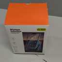 Wireless Bluetooth Induction Speaker, Phone Speaker Amplifier with Colorful Lights & 3500mAh Battery, Portable Phone Stand Compatible with iPhone/iPad/Android/Samsung - Black