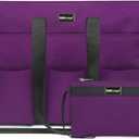 TOPDesign Utility Water Resistant Tote Bag with 22 Pockets, Top Zipper Closure & Thick Bottom Support, for Working Women