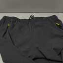 Men's Elastic Waist Hiking Pants Water Resistant Quick-Dry Lightweight Outdoor Sweatpants with Zipper Pockets, Size: XL