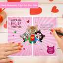 D24TIME Funny Valentines Day Cards Gifts for Him Her Boyfriend Girlfriend Husband Couple Valentines Anniversary Love Card Gift for Kids Family Friends Cat Lovers Birthday Greeting Cards with Envelopes