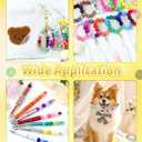 2 x 160PCS FIVEIZERO Silicone Beads for Keychain Making, Yellow Mixed 6 Colors Round Silicone Beads Bulk for Pens, Rubber Bead for Bracelets and DIY Crafts (12mm)