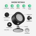 Lightbiz LED Wall Mounted Lights 2 Pcs with Remote, Wall Sconces Lamp 3000mAh Rechargeable Battery Operated, 3 Color Temperatures & Dimmable Magnetic 360 Rotation Cordless Light for Bedroom Bedside
