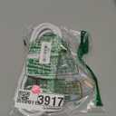 YOJOE 3-Outlets Indoor Outdoor Extension Cord with Lighted End, 3 Prong 13A Weatherproof Power Cord, 16 Gauge Heavy Duty 8 ft White Extension Cord Multiple Outlets, 16/3 SJTW UL Listed