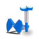 2 x 11/16" Forstner Drill Bit,Hex Shank Carbide Tipped Wood Drilling Wood Tool Punching Bit(20mm)