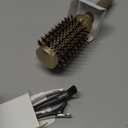 AIMIKE Round Brush for Blow Out, Medium Round Hair Brush Nano Thermal Ceramic & Ionic Tech, for Blow Drying & Styling, Curling and Shine - 2.9 inch Barrel w/Boar Bristles