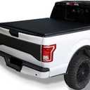 INEXRUD Soft Roll Up 5'4"/ 64" Truck Bed Cover Compatible for 2017 2018 2019 2020 2021 2022 2023 2024 2025 Honda Ridgeline Vinyl Tonneau Cover