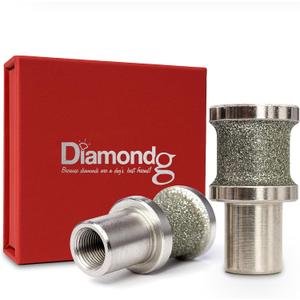 Diamondg Dog Nail Grinder Bit, 1 Pack - Compatible with Dremel, Diamond Bit for Pet Nails with 60 Grit Body & 120 Grit Polishing Bowl - Ideal for Large Dogs Over 30lbs., Enhanced Big Casey