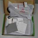 Large 10X Hands Free Magnifying Glass with Light for Reading Neck Wear Magnifier with Adjustable Brightness 50 Led Lights Flexible Gooseneck Full Book Page Magnifier for Seniors Low Vision Elderly