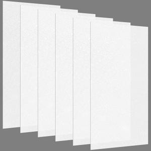 Pushglossy 6 Pack 23.75" X 47.75" X 0.08" Frosted Fluorescent Light Covers