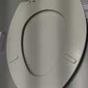 HIGHCRAFT Premium Elongated Toilet Seat with Slow-Close Design & Adjustable Hinges - Molded Wood Toilet Seat - Fits Standard Elongated Toilets - Oval Seat in Bone/Beige