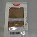 Genuine Leather Case for Samsung Galaxy Z Flip, Military-Grade Drop Protection, Hinge Protection Cover with Ring Kickstand, Gold Trim (Brown, Z Flip7)