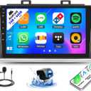 SIXTOP [2+64G] Android Car Stereo for Subaru Legacy Outback 2015-2018 Upgrade Replacement Radio Carplay Android Auto Mirror Link 30 Themes 9 inch Touchscreen FM GPS Bluetooth+AHD Camera&MIC