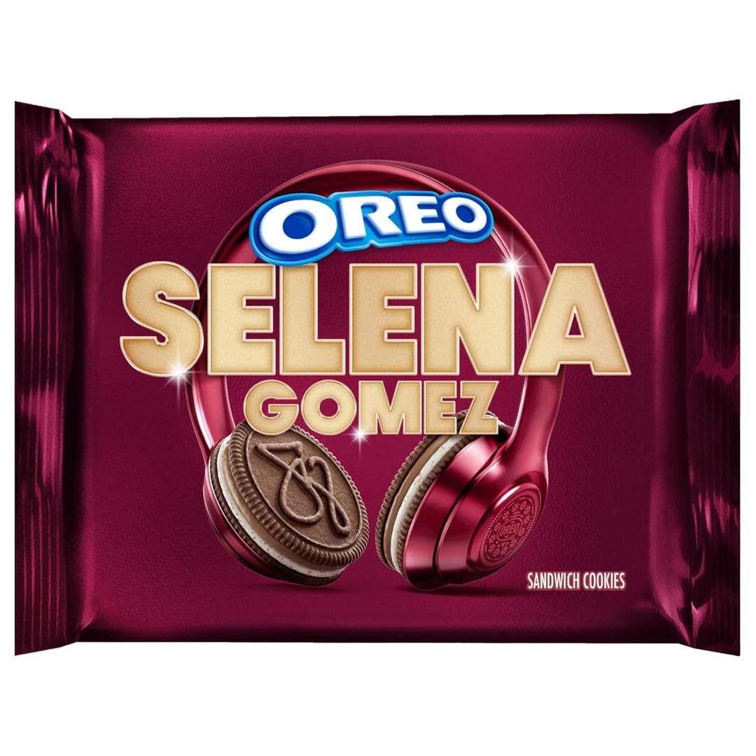 Selena Gomez OREO Cookies, Chocolate and Cinnamon Creme, Limited Edition, 10.68 oz (BB Date Not Found) Selena Gomez OREO Cookies, Chocolate and Cinnamon Creme, Limited Edition, 10.68 oz (BB Date Not Found)