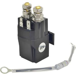 48V Solenoid w/Resistance 102865901 Compatible with Club Car DS 1995-2022, Precedent 2004-2008, Tempo 2018-2022 Gas Golf Cart 1014947 1028659-01 SU60-2122P 435-459 4 Terminal