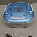 Gelielim Portable CD and Cassette Player Combo - Cassette Tape Player Boombox with AM FM Radio, Boom Box CD Player for Home, AUX/TF/USB/MP3 Player with LCD Display, AC/DC Powered Stereo System, Gift