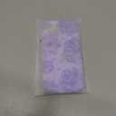 Jusy Compatible with iPhone 15, Colorful Retro Oil Painting Printed Flower Laser Glossy Pattern Cute Curly Wave Phone Case Soft TPU Cover for Girly Women - Purple