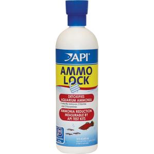 API AMMO-LOCK Freshwater and Saltwater Aquarium Ammonia Detoxifier 16-Ounce Bottle