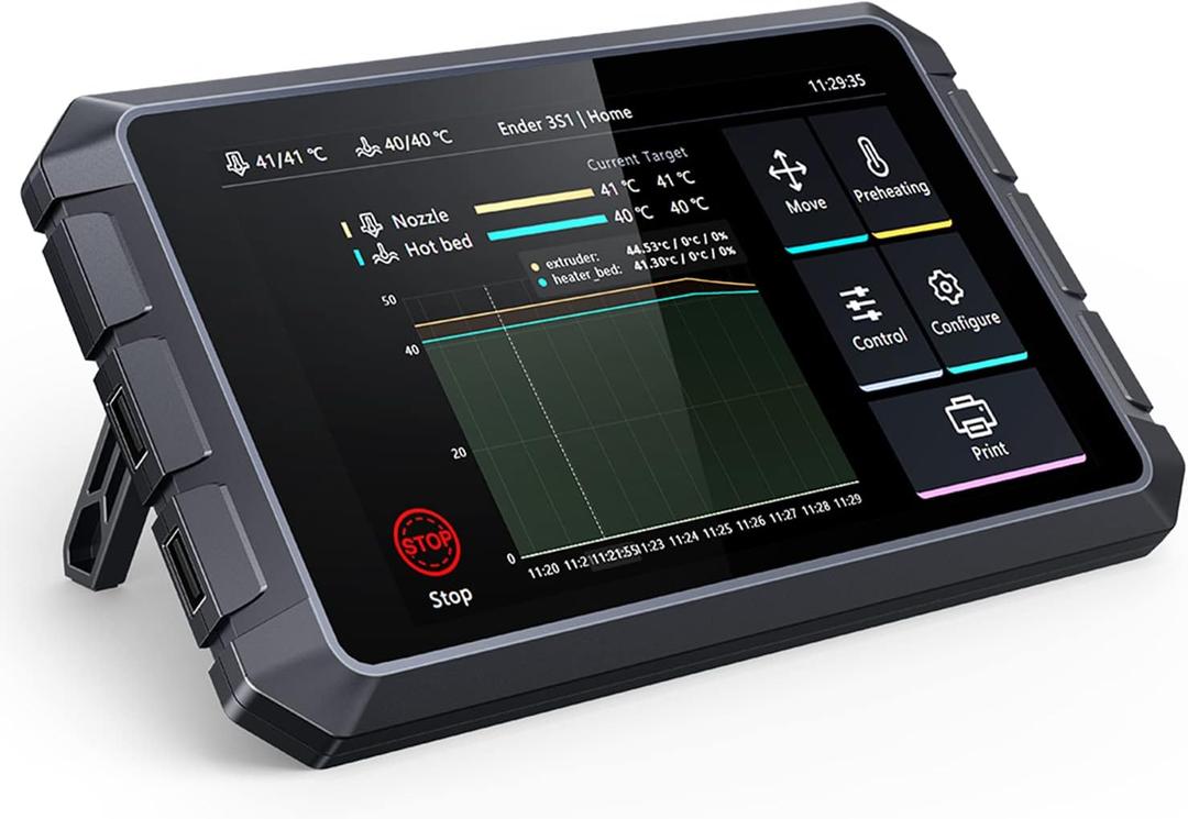 Creality Sonic Pad Based on Klipper Firmware 7 Inch Touch Screen 3D Printer Smart Pad with Higher Printing Speed for Creality Ender 3 Pro/Ender 3 V2/Ender 3 V3 SE/Ender 3 S1 Series Ender 3D Printers