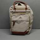 MATEIN Teacher Work Backpack with Lunch Compartment Detachable, 15.6 Inch Laptop Backpack with USB Port & Organized Pocket, College Computer Backpacks Meal Prep Bag Gift for Women Nurse Commute Office (Beige)