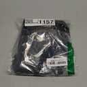 Sexy Open Front V Neck Ruffle Sheer Mesh Lace Wireless Babydoll Lingerie Dress with Thong 2 Piece (Large, Black)