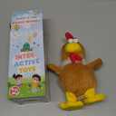 Hopearl Talking Chicken Repeats What You Say Walking Chick Electric Interactive Animated Toy Speaking Plush Buddy Gifts for Toddlers Thanksgiving Day, 9''