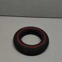 10x2 Solid Tire: Replacement for 10x2.125 Original Tire, Fit for Ninebot F25 F30 F35 F40 F65 F65I F25I D18W D28U D38E, 10 inches Electric Scooter Front Rear Replacement Wheels Red