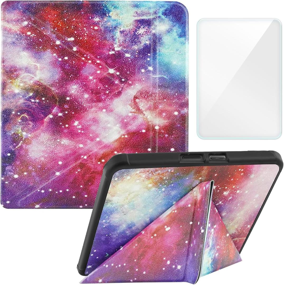 Case Compatible with 8" Kobo Forma(Model N782, 2018 Release Version), Includes a Screen Protector - Premium PU Leather Cover with Auto Sleep/Wake (One Size)