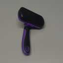 Self Cleaning Cat & Dog Grooming Brush - Skin Friendly Deshedding Hair Brush for Haired Dogs & Puppies, Purple