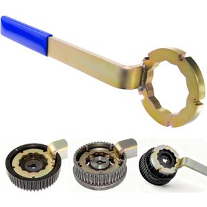 STD Intake/Exhaust Cam Sprocket Wrench Tool for Subaru Impreza WRX STI, Forester XT, Legacy GT, Outback XT, Saab 9-2X, Baja Spline Camshaft Pulley Holder 2 in 1