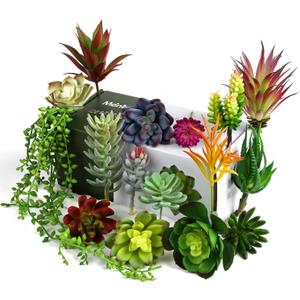 Faux Succulents Artificial Plants 16 Pack Lifelike Fake Succulent Plants Unpotted