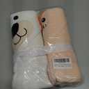 Mooreeke 2 Pack Toddler Towels - 100% Cotton Toddler Hooded Towels - Soft Baby Bath Towel with Hood for Newborn - Comfort Towel for Baby Girls and Boys - Animal Shaped (Puppy & Fox)