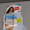 Hanes Women's Organic Cotton Panties Pack, Comfort Soft Underwear, 6-Pack (Size 8)