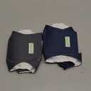 Wegreeco Washable Male Dog Belly Band  Pack of 2  Washable Male Dog Belly Wrap, Small Doggie Dog Diapers Male for Doggy Puppy (Black, Charcoal, Navy, Small)