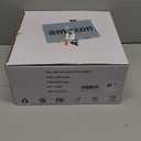 AMZASA UL Listed Black Industrial 4 Light Lantern Chandelier Ceiling Light Fixtures Farmhouse Metal Cage Rustic Geometric Pendant Light for Kitchen Island Entryway Dining Room Stairs and Hallway