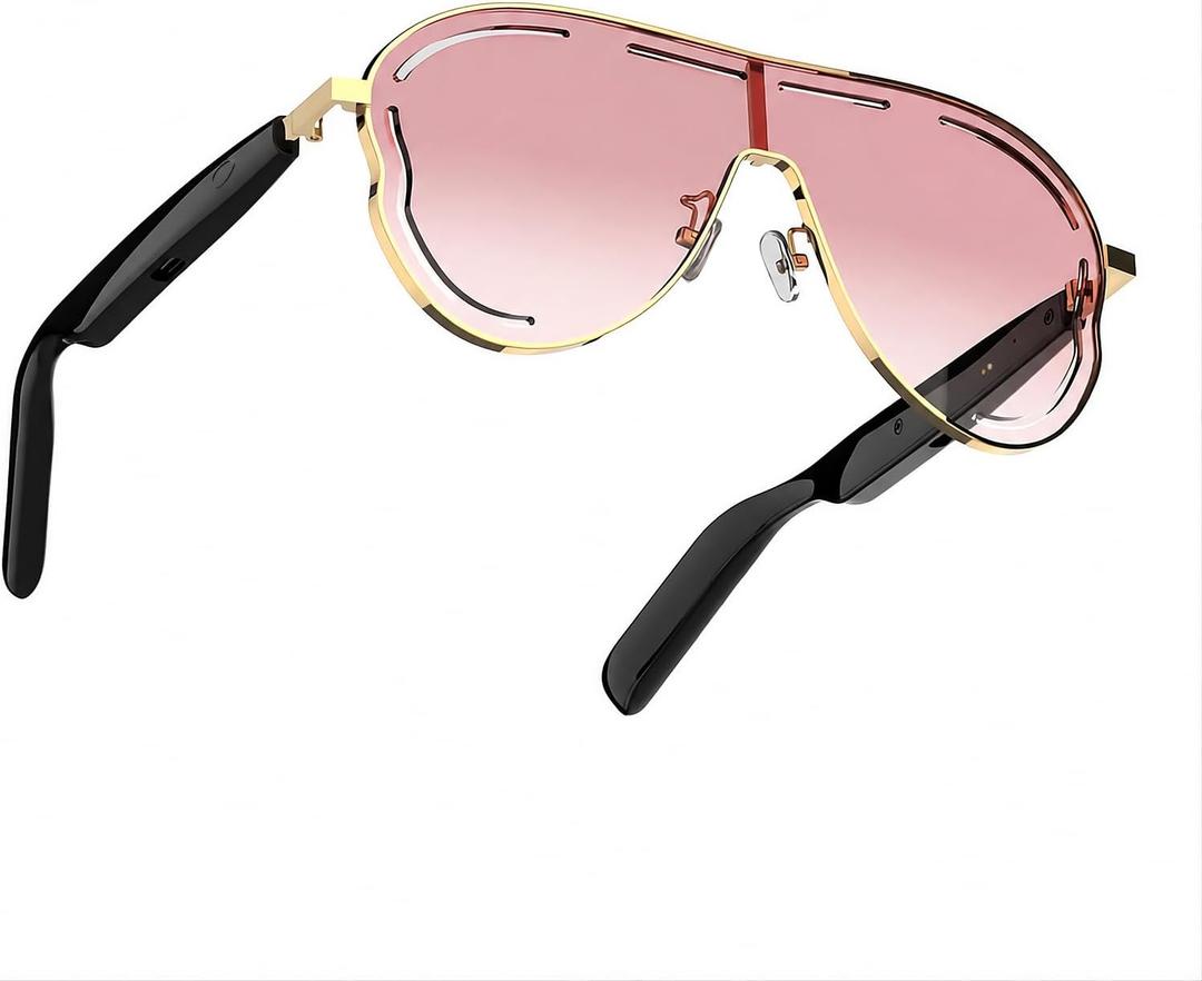 Smart Glasses for Women, Open-Ear Bluetooth Sunglasses, Touch Control