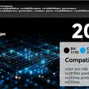 206X Toner Cartridges 4 Pack High Yield With Chip M283fdw Toner Compatible with HP206X HP 206X 206A W2110X W2110A Toner for Color Laser Pro MFP M283fdw M283cdw M283fdn M282nw M255dw M255nw Printer Ink