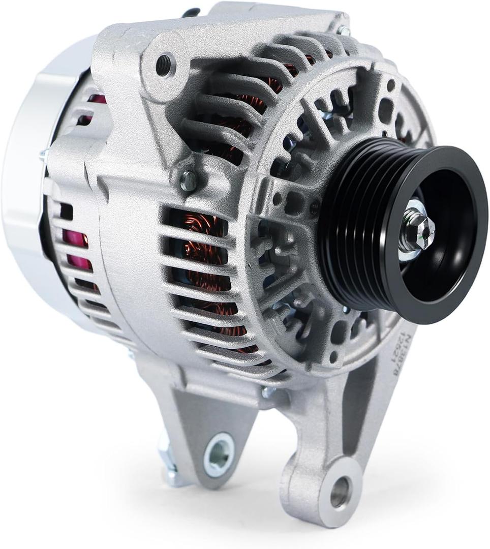 New Alternator L4 1.8L Fit for 2003 2004 2005 2006 2007 2008 Toyota Corolla, 2003-2008 Pontiac Vibe, 2003-2008 Matrix, 2000-2005 Celica, 00 01 02 03 04 05 MR2 Spyder, Replace OE 27060-0D110, 13878