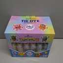 12 Colors Tie Dye Kit, Tie Dye Set for Kids, Pre-Filled Tye Dye Bottles, Non Toxic Permanent Fabric Dye Art Set, Easy DIY Fabric Art - Create Fun