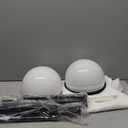 Halloween Decorations Outdoor & Indoor Decor - 2 Pack 59-inch Remote Control Spooky Ghost String Lights with Witch Hats, Halloween Lights for Porch, Yards, Patio, Garden Lawn, Party