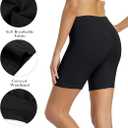 wirarpa Women's Cotton Boy Shorts Underwear Anti Chafing Soft Biker Short Plus Boy Shorts Panties 3 Pack, Large, 2 Black, 1 Beige