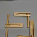 4 Pieces Mexicanas Noise Ratchet Wooden Spinning Ratchet Noise Maker Spinning Rattle Ratchet Wood Traditional Toy for Birthday Present, Party Favor, Sports Events and Christmas Celebrations