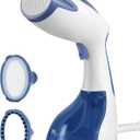 BEAUTURAL Steamer for Clothes, Portable Handheld Garment Fabric Wrinkles Remover, 30-Second Fast Heat-up, Auto-Off, Large Detachable Water Tank (Blue)