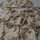 SearchI Stretch Sofa Cover Printed Couch Covers, Floral Pattern 2 Piece Armchair Slipcover with Separate Chair Cushion Cover, Washable Furniture Protector for Living Room(Armchair, Yellow+Flower) (Small)