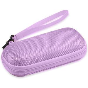 AGPTEK Carrying Case, EVA Zipper Carrying Hard Case Cover for Digital Voice Recorders, MP3 Players, Storage Holder for 3D Printing Pen, USB Cable, Earphones, Memory Cards, U Disk, Purple