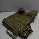 Tactical Vest, Quick Release Outdoor Weighted Vest, Adjustable 3D Breathable Modular Vest for Training (Green)